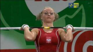 la22enne marzena karpinska SOLLEVA 96KG [upl. by Neerac]