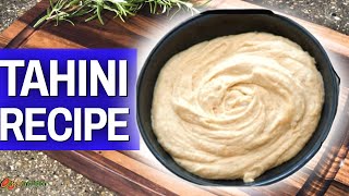 HOW TO MAKE RAW TAHINI [upl. by Akahc]