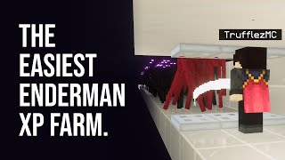 Easy Enderman XP Farm for Minecraft Java Edition No Endermite [upl. by Mcnelly]