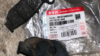 How To Honda Hornet  Rear Disc Pad Replacement  Bike service honda automobile [upl. by Enomas]