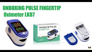 UNBOXING PULSE FINGERTIP Oximeter LK87 [upl. by Alodie]