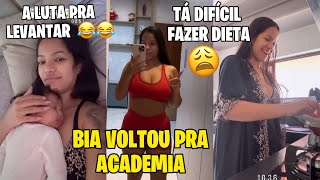 BIA CHAGAS VOLTOU PRA ACADEMIA TA DIFICIL FAZER DIETA LAURA SO DORME COM A BIA [upl. by Amaryl]