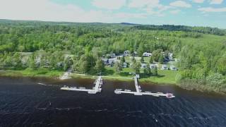 Blue Heron Resort Spanish Ontario Aerial video [upl. by Leahcir]