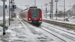 Wintereinbruch in Holzkirchen  Oberbayern [upl. by Emoreg]