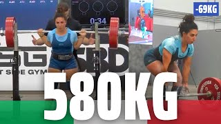 Road to SHEFFIELD 2025  Carola Garra  580kg Total [upl. by Dumanian]