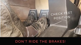 “Don’t ride the brakes” How to use the brakes correctly when taxiing an aircraft [upl. by Edbert]