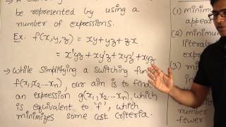 DLD  Minimization  Intoduction to minimization of Boolean expressions  Ravindrababu Ravula [upl. by Annaek]