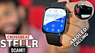 Crossbeats ignite STELLR Smartwatch unboxing amp Detail Review⚡️201” AMOLED display with calling [upl. by Anivid]