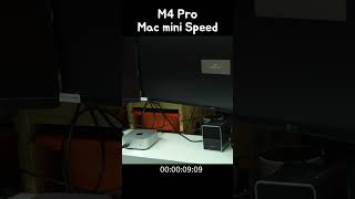 Mac Mini M4 Pro Actual Booting Speed [upl. by Marva]