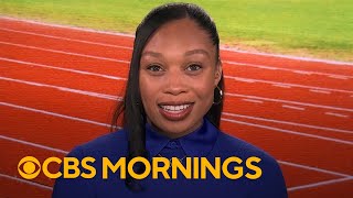 Allyson Felix introduces firstever nursery in Olympic village [upl. by Notyrb]