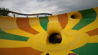 4K Racer Bowl Water Slide at Austin Park Johor [upl. by Ecinna]