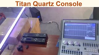 LED pixel tube lights controlled by LED SPI Artnet controller working with Titan Quartz Console [upl. by Eusoj369]