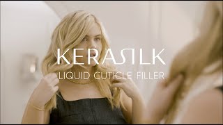 Liquid Cuticle Filler for HealthyLooking Repaired Hair  KERASILK [upl. by Ised]