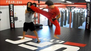 360 Jumping Spinning HeelHook Kick Tutorial [upl. by Llerrem]