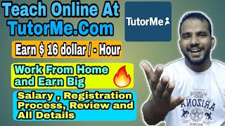 TutorMe  How to Register On Tutorme  Earn by Online Teaching [upl. by Ayeka]