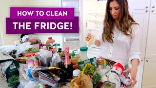 Fridge Cleaning Routine  5 Easy Steps How to Clean a Fridge That Smells [upl. by Llacam]