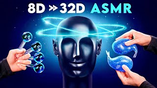 ASMR 8D to 32D MultiLayered Triggers for Total Relaxation and INTENSE Tingles No Talking  4K [upl. by Aramot]