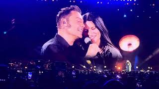 Tiziano Ferro con Laura Pausini  Non me lo so spiegare live TZN 2023 Bologna [upl. by Hultgren696]