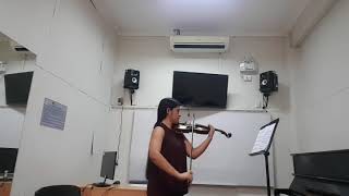 Brahms Symphony 1 1st mov  Violin excerpt  Marcela Cerna 2019 [upl. by Abe222]