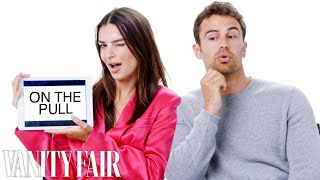 Emily Ratajkowski and Theo James Teach You British Slang  Vanity Fair [upl. by Areivax913]