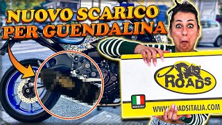 NUOVO SCARICO ROADSITALIA MT07  Sound PAUROSO 🚀 🏍️ [upl. by Aneeras]