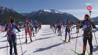 Biathlon World Cup 2024  Canmore  Mass Start Women [upl. by Kilan531]