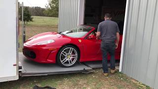 My New Ferrari F430 Spider Being Delivered [upl. by Marquita676]