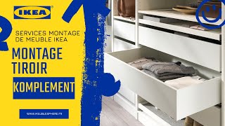 Montage tiroir Komplement Ikea  Armoire PAX [upl. by Euton]