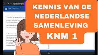 NT2 Kennis van de Nederlandse Maatschappij KNM 1 knm learndutch inburgeringsexamen [upl. by Ispep495]