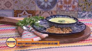 Receta Crema de cilantro  Cocineros Mexicanos [upl. by Chara908]