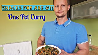 Snacks for Abs  11  One pot Curryreis  NUR 5 MINUTEN ZUBEREITUNG [upl. by Aznaed]