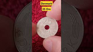 Denmark 25 Ore 1983 coins Denmark oldcoins [upl. by Ynattib]