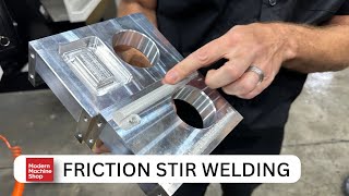 Friction Stir Welding on a CNC Machining Center [upl. by Tryck]