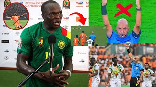 Regardez Vincent Aboubakar très énerver contre l’arbitre Mali vs Côte d’Ivoire [upl. by Aviv]