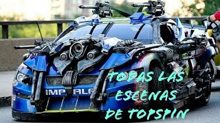 TRANSFORMERS TODAS LAS ESCENAS DE TOPSPIN EN ESPAÑOL LATINO  Magnus TF [upl. by Januisz]