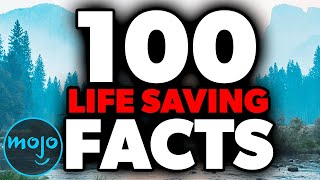 Top 100 Facts That Might Save Your Life One Day [upl. by Ahseid]