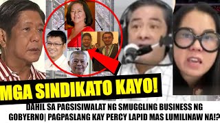 Matapos IBULGAR na LULONG sa DR0GA BAHO ng GOBYERNO BINULATLAT ni PERCY LAPID MGA SINDIKATO KAYO [upl. by Nedloh]