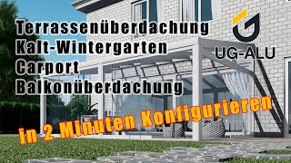 Terrassendach in 2 Minuten online konfigurieren [upl. by Anoif]