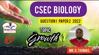 CSEC Biology Question 1 paper 2 2022 [upl. by Hollingsworth790]