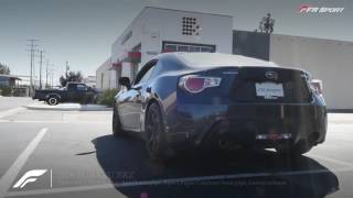 Apexi headeroverpipe w Super Catalyzer front pipe Scion FRS Subaru BRZ exhaust sound clip [upl. by Mika506]