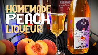 Simple Homemade Liqueurs Peach Liqueur or Schnapps [upl. by Julita964]