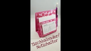 Tutorial TischkalenderNotizhalter [upl. by Coleman]