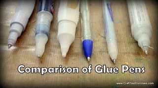 Comparison of Glue Pens [upl. by Latsyrhk551]