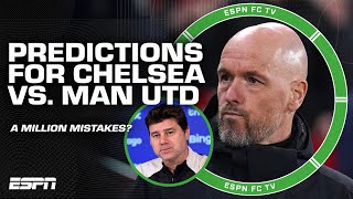 Chelsea vs Manchester United PREDICTIONS There will be a MILLION mistakes  Hutchison  ESPN FC [upl. by Jann]