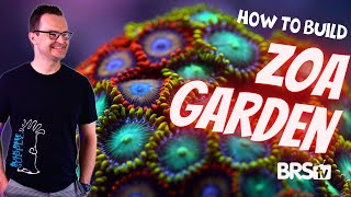 A Simple Zoa Garden for Your First Reef Tank Our Zoanthid Only Build [upl. by Anelra671]