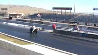 KillaCycle New Record 786  169 MPH Bandimere Speedway NEDRA event [upl. by Ynatsyd]