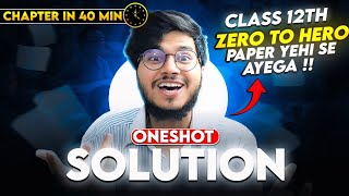 solutions one shot revision class 12 chemistry chapter 1 for 20232024 [upl. by Atelra734]