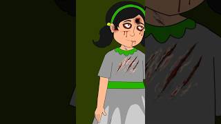 Pinky fera asecha baba  Bangla bhuter golpo shorts cartoon animation ghost viral tending [upl. by Christis920]