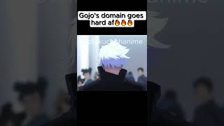 Edit Gojos domain expansion🔥🔥 animefights jujutsukaisen gojo anime [upl. by Flori666]