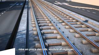 CiteTram  construction dune ligne de tramway [upl. by Mcintosh]